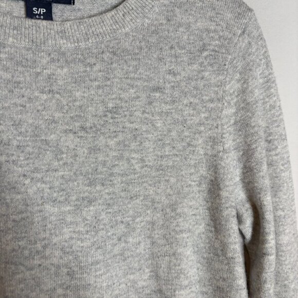 Lands' End grey cashmere sweater - Picture 2 of 5
